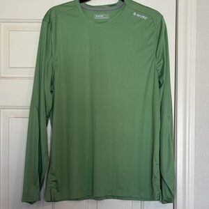 Hi-Tec Men's Olive Long Sleeve Tee